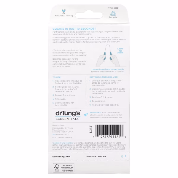 Dr. Tung's, Tongue Cleaner, 1 Cleaner - Image 3