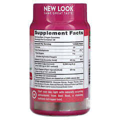 Nature's Truth, Super Food Beet Root + Black Pepper, Natural Strawberry, 60 Vegan Gummies - Image 2