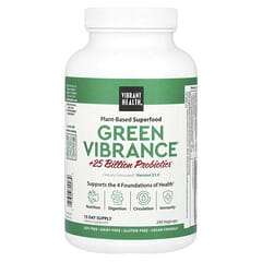 Vibrant Health, Green Vibrance, Version 19.1, 240 Vegicaps - Image 5