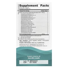 Nordic Naturals, Nordic Flora Probiotic, Immune Health, 60 Billion CFU, 30 Capsules - Image 2
