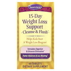 Nature's Secret, 15-Day Weight Loss Support, Cleanse & Flush®, 60 Tablets