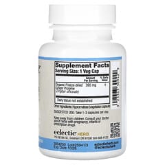 Eclectic Herb, Ginger, 395 mg, 90 Veg Caps - Image 4