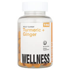 T-RQ, Adult Gummy, Turmeric + Ginger, 60 Gummies - Image 3