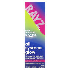 Bioray, Rayz, All Systems Glow, For Teens, Raspberry, 2 fl oz (59 ml) - Image 4