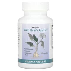 Arizona Natural, Organic Wild Bear´s Garlic , 90 Capsules - Image 3