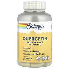 Solaray, Quercetin, Bromelain & Vitamin C, 120 VegCaps - Image 3