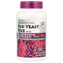NaturesPlus, Herbal Actives, Red Yeast Rice, 600 mg, 120 Mini-Tabs (300 mg per Tablet) - Image 3