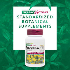 NaturesPlus, Herbal Actives, Rhodiola, Extended Release, 1,000 mg, 30 Vegetarian Tablets - Image 3
