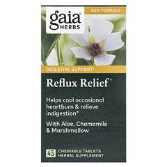 Gaia Herbs, Reflux Relief®, 45 Chewable Tablets - Image 4