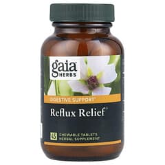 Gaia Herbs, Reflux Relief®, 45 Chewable Tablets - Image 6