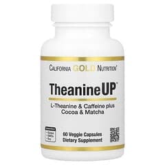 California Gold Nutrition, TheanineUP™, L-Theanine & Caffeine plus Cocoa & Matcha , 60 Veggie Capsules - Image 7