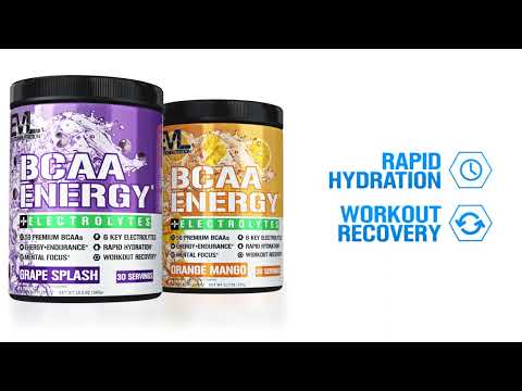EVLution Nutrition, BCAA Energy Plus Electrolytes, Grape Splash, 12.2 oz (345 g) - Image 6