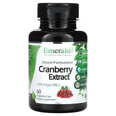 Emerald Laboratories, Cranberry Extract, 500 mg , 60 Vegetable Caps (250 mg per Capsule)