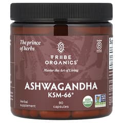 Tribe Organics, Ashwagandha KSM-66®, 90 Capsules - Image 3