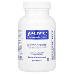 Pure Encapsulations, Ashwagandha, 500 mg, 120 Capsules
