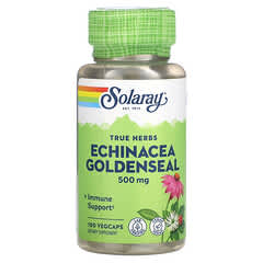 Solaray, True Herbs, Echinacea Goldenseal, 500 mg, 100 VegCaps - Image 3
