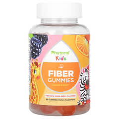 Phytoral, Kids, Fiber Gummies, Orange & Mixed Berry, 60 Gummies - Image 3