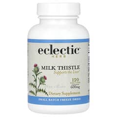 Eclectic Herb, Freeze Dried Milk Thistle, 2,400 mg, 120 Veg Caps (600 mg Per Capsule) - Image 3