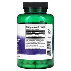 Swanson, Magnesium Lactate, 84 mg, 120 Capsules - Image 4