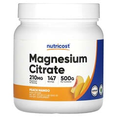 Nutricost, Magnesium Citrate, Peach Mango, 17.9 oz (500 g) - Image 3