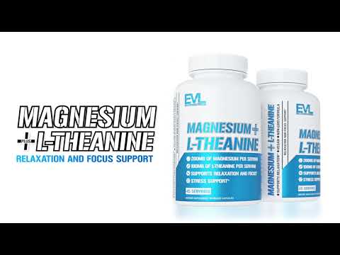 EVLution Nutrition, Magnesium Plus L-Theanine , 90 Veggie Capsules - Image 3