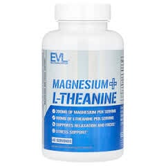EVLution Nutrition, Magnesium Plus L-Theanine , 90 Veggie Capsules - Image 4