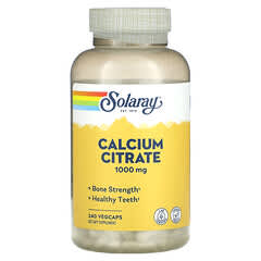 Solaray, Calcium Citrate, 1,000 mg, 240 VegCaps (250 mg per Capsule)