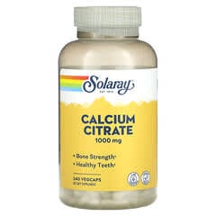 Solaray, Calcium Citrate, 1,000 mg, 240 VegCaps (250 mg per Capsule) - Image 3