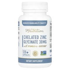 SMNutrition, Chelated Zinc Glycinate, 120 Capsules - Image 3