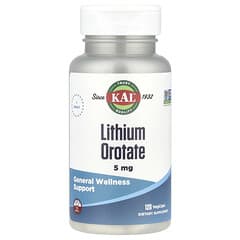KAL, Lithium Orotate, 5 mg, 120 VegCaps - Image 3