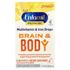 Enfamil, Poly·Vi·Sol® , Brain & Body, Multivitamin & Iron Drops, 6-24 Months, 1 2/3 fl oz (50 ml) - Image 5