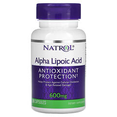 Natrol, Alpha Lipoic Acid, 600 mg, 30 Capsules
