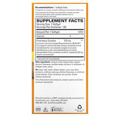 Terry Naturally, CuraMed, Superior Absorption Curcumin, 375 mg, 120 Softgels - Image 2