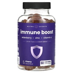 NutraChamps, Immune Boost, Cherry, 60 Vegan Gummies - Image 3