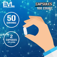 EVLution Nutrition, L-Arginine1500®, 1,500 mg, 100 Capsules (750 mg per Capsule) - Image 10