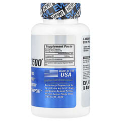 EVLution Nutrition, L-Arginine1500®, 1,500 mg, 100 Capsules (750 mg per Capsule) - Image 2