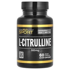 California Gold Nutrition, Sport, L-Citrulline, Kyowa Hakko, 500 mg, 60 Veggie Capsules - Image 7
