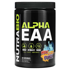 NutraBio, Alpha EAA, New York Punch, 0.97 lb (438 g) - Image 3