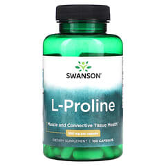 Swanson, L-Proline, 500 mg, 100 Capsules