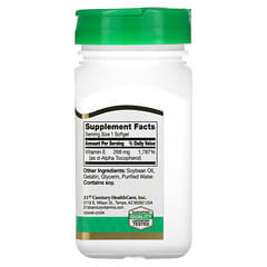21st Century, Natural Vitamin E, 268 mg (400 IU), 110 Softgels - Image 2