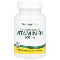 NaturesPlus, Vitamin B1, 300 mg, 90 Tablets - Image 3