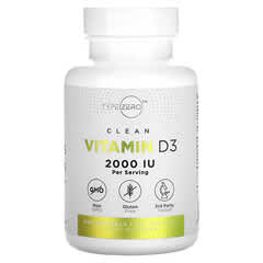 TypeZero, Clean, Vitamin D3, 2,000 IU, 240 Softgels - Image 3