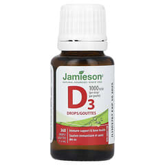 Jamieson Vitamins, Vitamin D3 Drops, 1,000 IU, 11.4 ml - Image 6