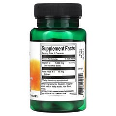 Swanson, Vitamin C with Rose Hips, 30 Capsules - Image 2