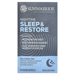 Sunwarrior, Nighttime Sleep & Restore, 60 Vegan Capsules - Image 4