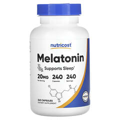 Nutricost, Melatonin , 20 mg, 240 Capsules - Image 3