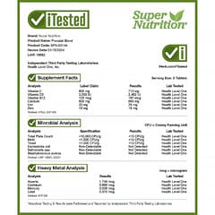Super Nutrition, Prenatal Blend, Multivitamin with Folate and Choline, 180 Tablets - Image 4