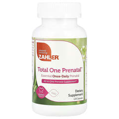 Zahler, Total One Prenatal™, Essential Once-Daily Prenatal, 120 Capsules - Image 3