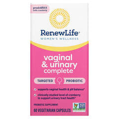 Renew Life, Women's Wellness, Vaginal & Urinary Complete, 60 Vegetarian Capsules - Image 4