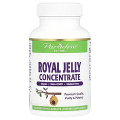 Paradise Herbs, Royal Jelly Concentrate, 500 mg, 60 Vegetarian Capsules - Image 3